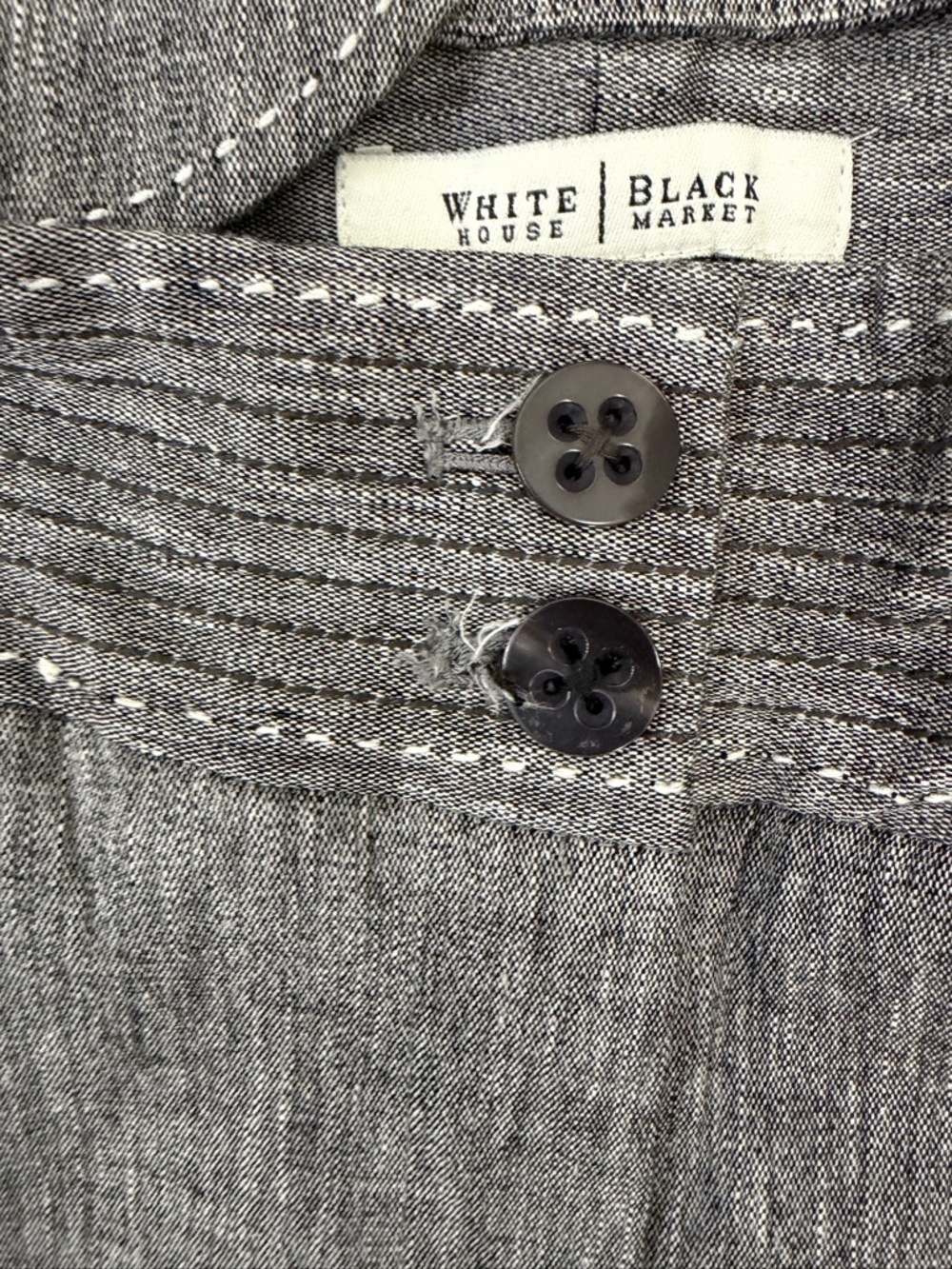WHBM Gray Women's 2Pc Pant Suit Set - NWT - Picture 11 of 11